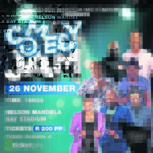 Enjoy a night of comedy at NMB stadium