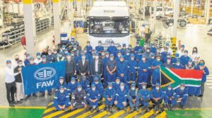 FAW Trucks: Coega plant reaches new milestone