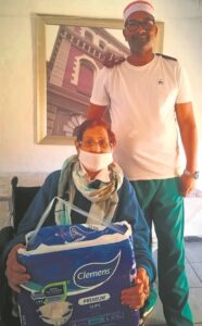 Gelvan Park Frail Aged Home: Annual Mandela Day nappy drive-by for elderly residents