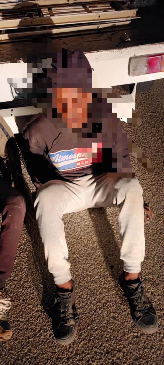 One of the suspects.