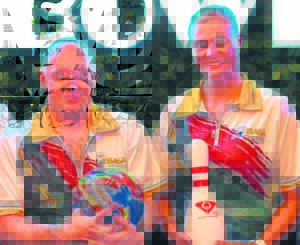 Tenpin bowling couple in national team