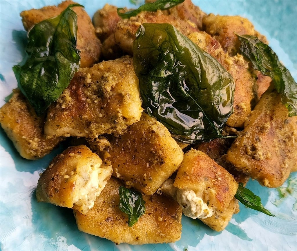 herb infused gnocchi