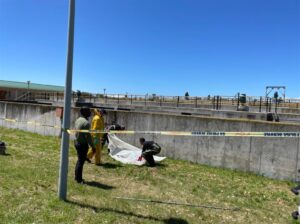 Body of vandalism suspect recovered from municipal water treatment works