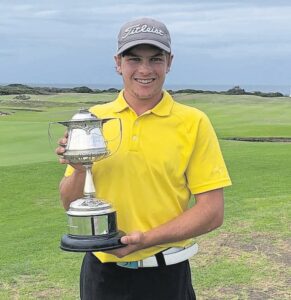 Student wins Humewood golf champs