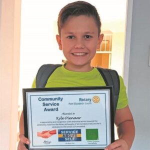 Kyle awarded for community service