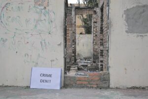 Hijacked building in Ward 5 becomes crime den