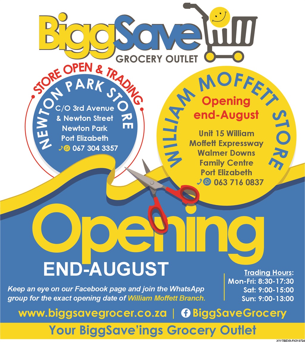 BiggSave Grocery Outlet is opening a second store in William Moffett at the end of August.