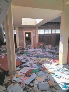 Shock as Chatty Library is vandalised yet again