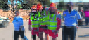 SAPS members complete cancer awareness walk