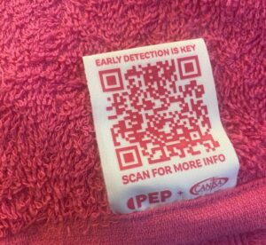 New dry & detect towel initiative encourages breast self-exams for early detection