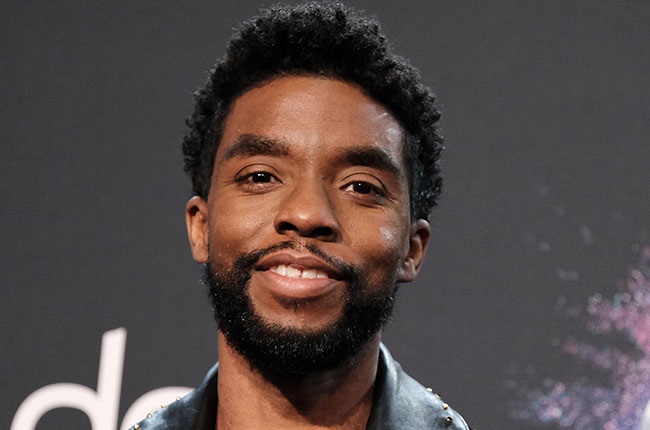 The late American actor Chadwick Boseman.