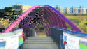 Baakens Valley: Tramways Unity Bridge officially open