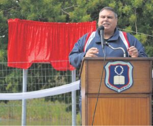 School honours principal by naming park after him