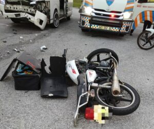 Motorcycle driver killed in accident on way to deliver food