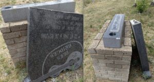 Bles Bridges roadside memorial site vandalised
