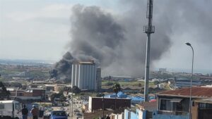 BREAKING NEWS: Two people injured in fire at factory premises in Neave Industrial area, Gqeberha