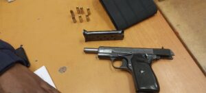 Police arrest suspect with illegal firearm