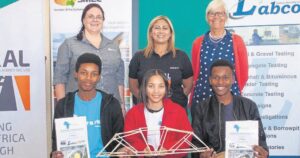 Teens join forces to win bridge building contest