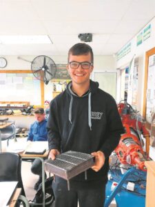 PE TVET apprentice flies SA flag high