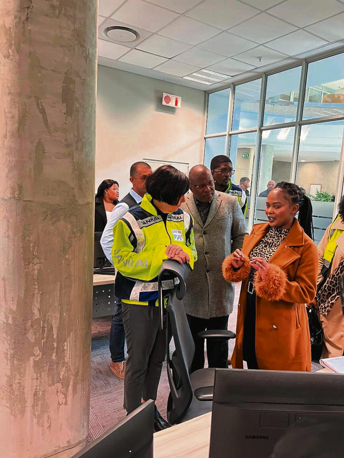 SANRAL's engineers told the minister all incident management data will be fed directly to the Traffic Management Centre for immediate action.