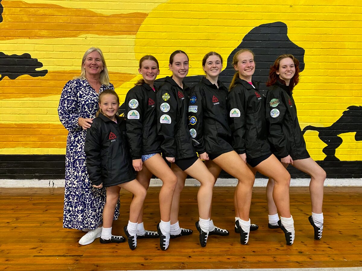 From left are Jennifer McWilliams, Kate Erlank, Alison Rennie, Mia Jonker, Shanna du Plessis, Megan Walker and Em Wedderburn.