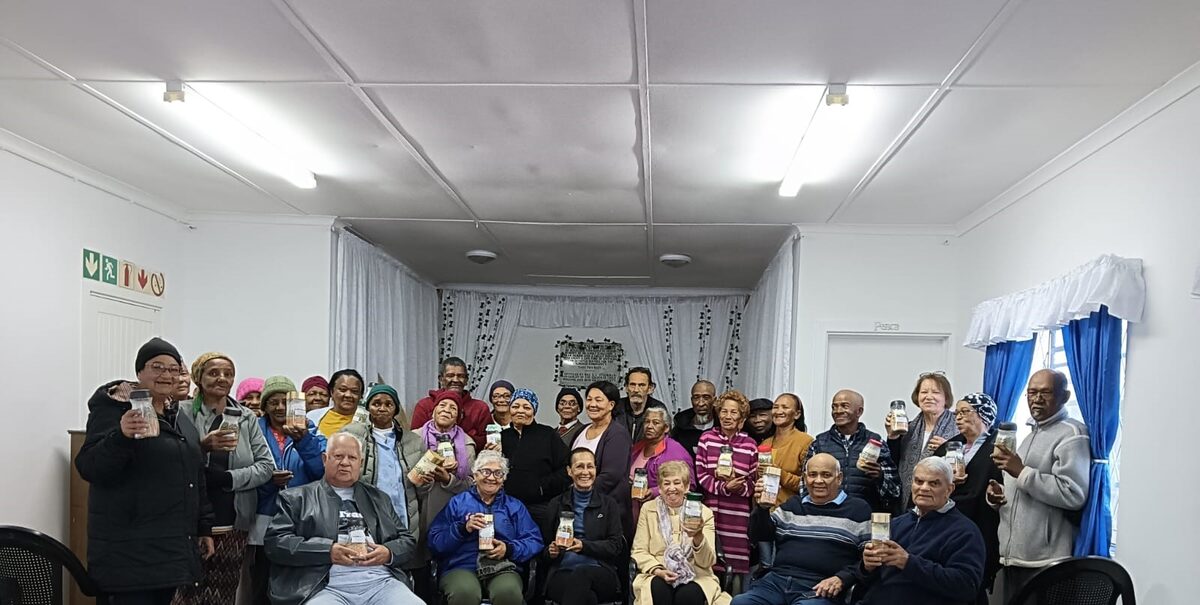 Joy Group donates soup mix to Adcock Homes residents