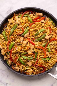 One-Pot Chicken Chow Mein is a family winner
