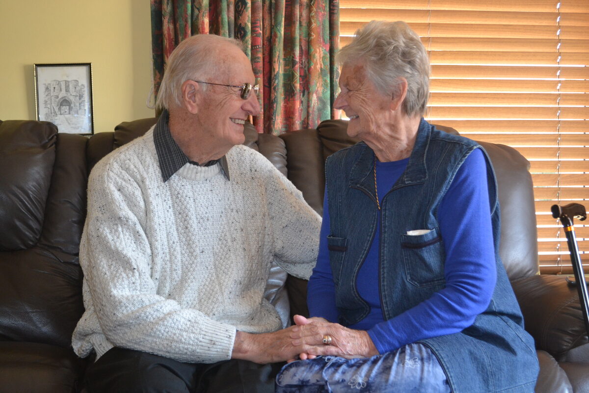 Terry and Eileen Brinded has been married for 70 years.