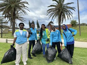 Students collect 37 bags of plastic waste in environmental drive