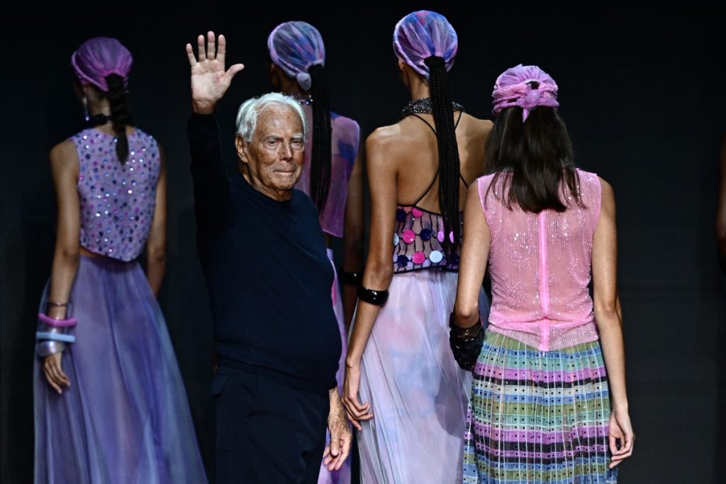 Italian fashion legend Giorgio Armani, king of a high-end lifestyle empire, has died at the age of 91 "surrounded by his loved ones", his company said Thursday.