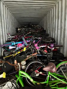 Rotary partnership delivers 350 bicycles to transform lives