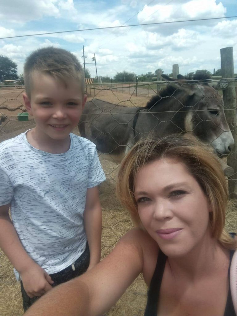 Aden and his mom Jeanine Lewis were in a tragic road accident on Main Road, Walmer last year.