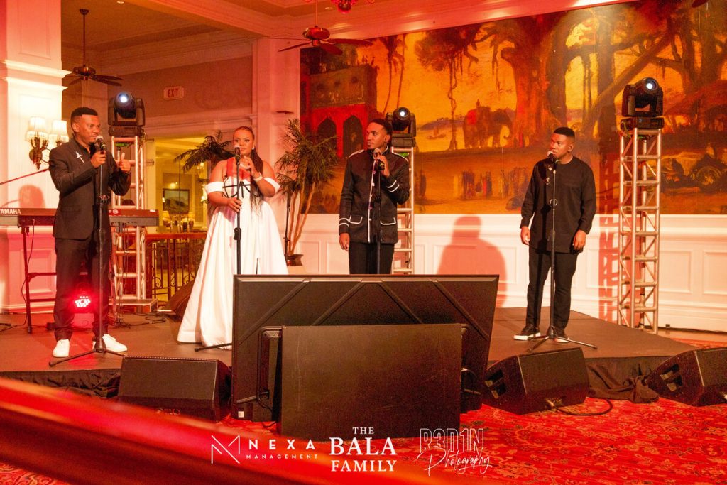 The lineup includes siblings Zwai, Pinky, Loyiso and Phelo Bala, alongside their mother, Veronica Bala. 