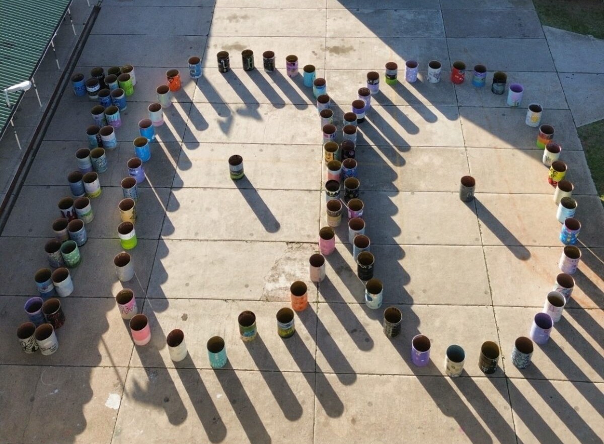 Anti-littering campaign: Learners turn 100 bins into works of art