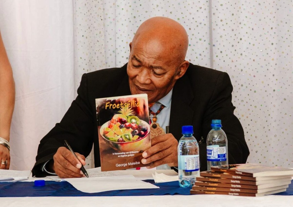 George Maleiba launched his first book.