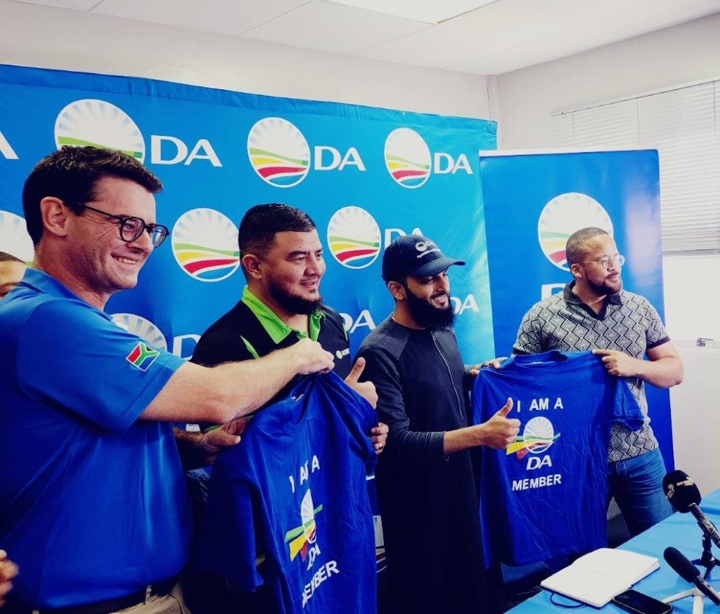 The DA announced that former Action SA members have joined the party.