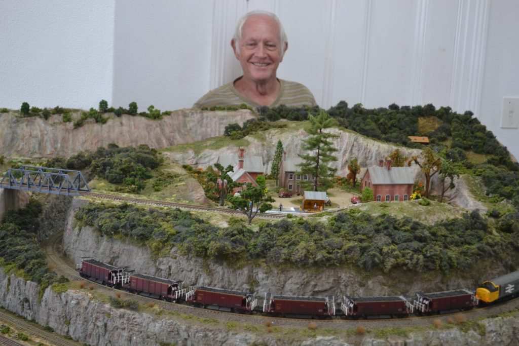 PE Model Railroad Club Chairperson Mike van Zyl.