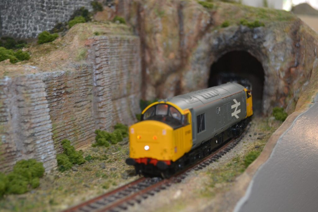 The miniature railway stretches roughly five to six metres and carries between 50 and 60 metres of carefully laid track.