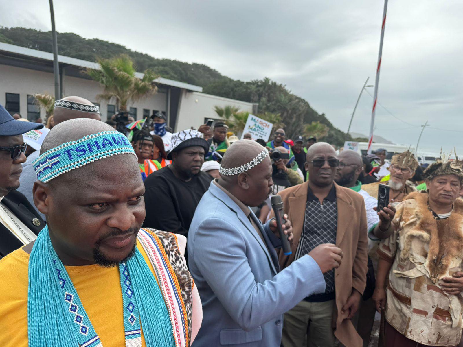 In a social media post, ActionSA said it marched alongside traditional leaders in opposition to what it described as an unlawful coronation.