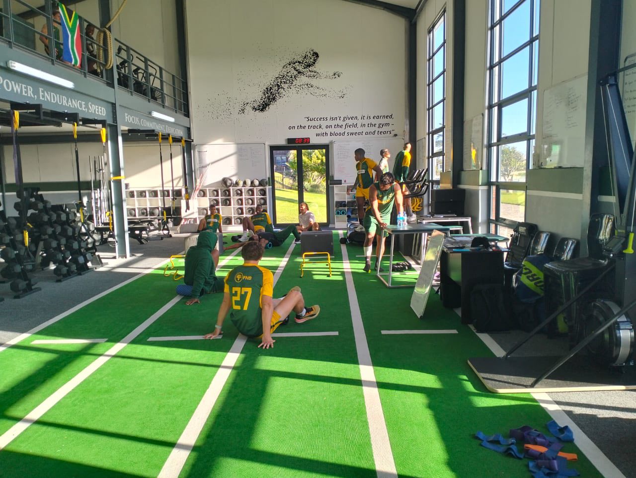 The Junior Boks at the Pearson High School gymnasium.