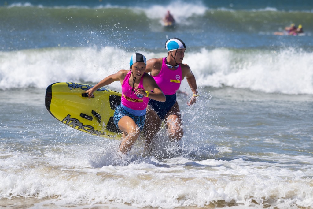 Junior Ladies Recue Board winners Sydney-Grace Williams and Jessica Harcus. 