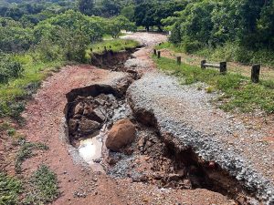 Trail users urged to use caution after flooding damages Baakens Valley