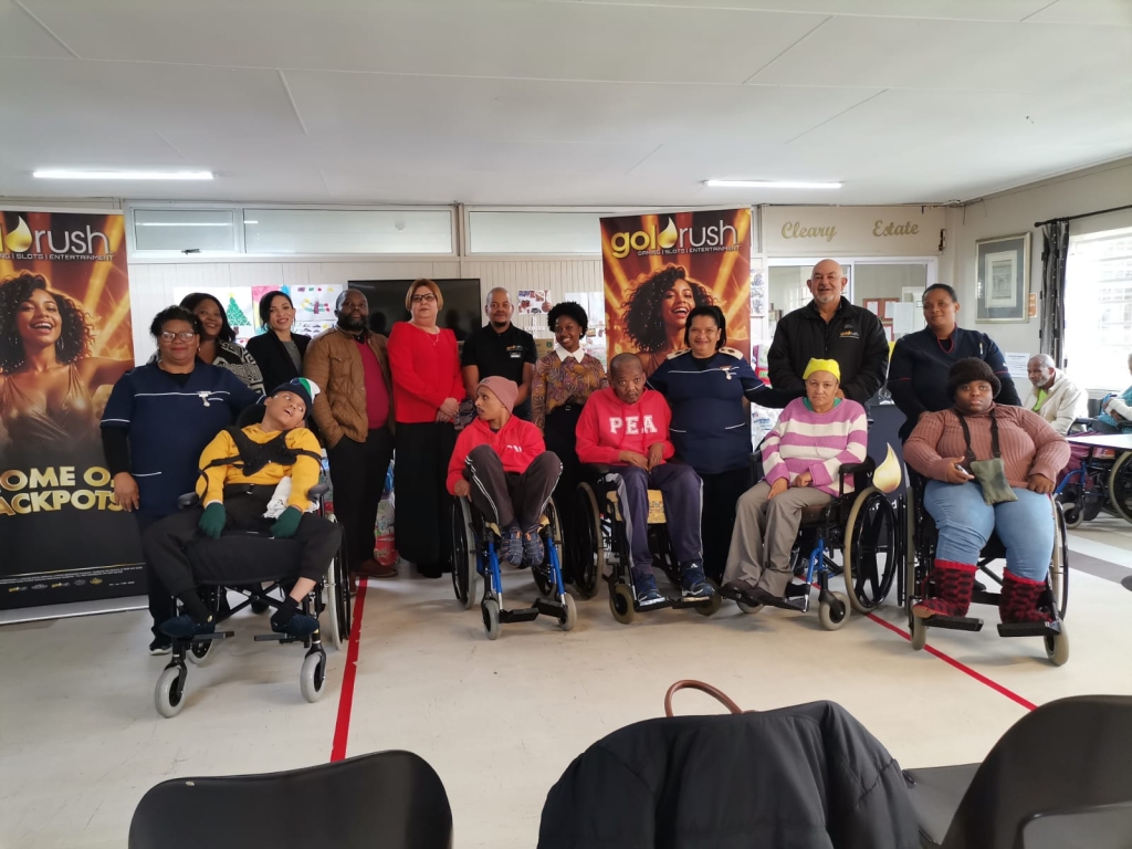 Cheshire Home Cleary Estate received R99,633.28 towards essential medical and sanitary supplies for its 44 residents.