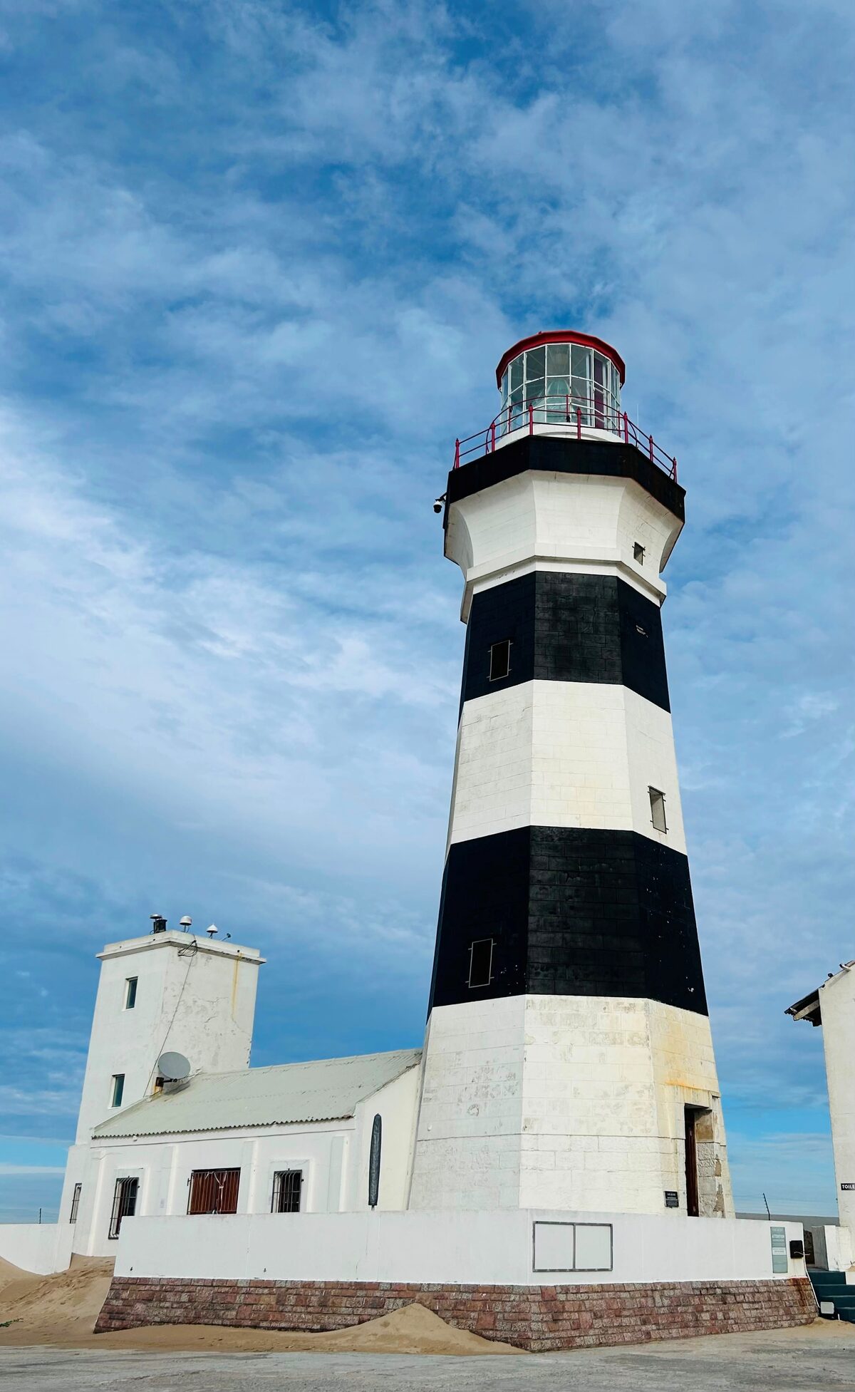 The Cape Recife Lighthouse in the Cape Recife Nature Reserve.
