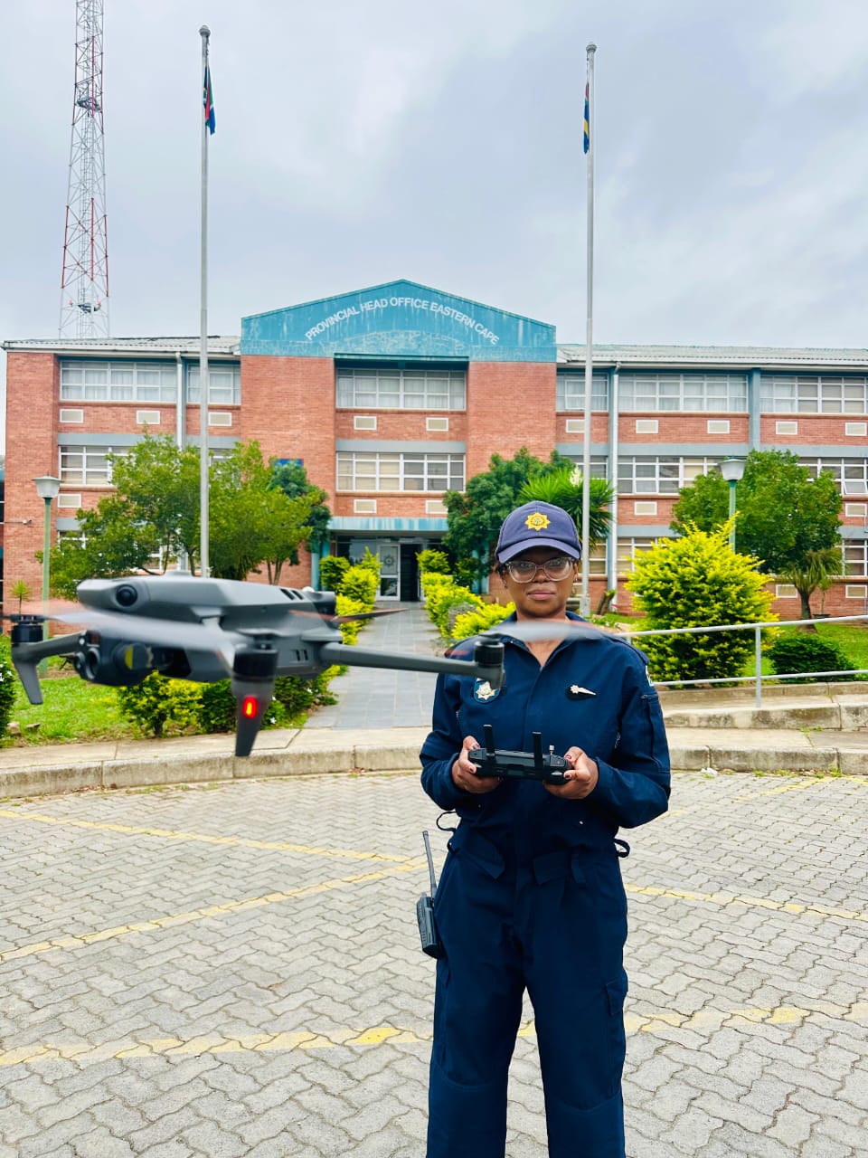 Drone being flown by Siphosethu Tyuwa.