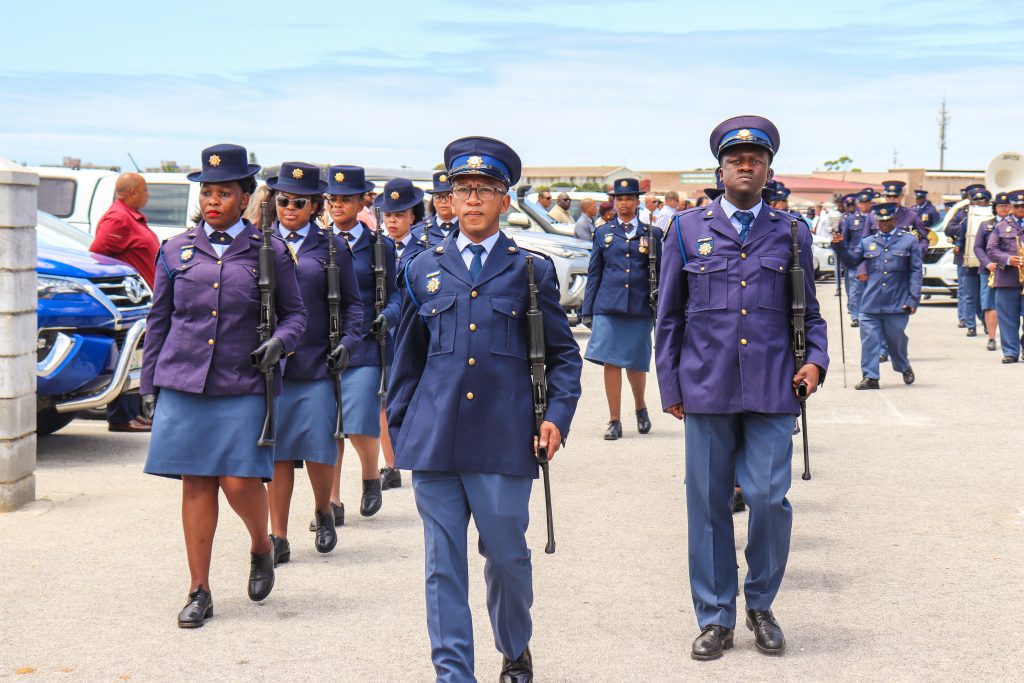 Slain Constable Callan Andrews' funeral in Algoa Park