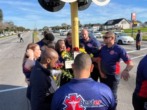 WATCH | Colleagues honour paramedic who died while on duty