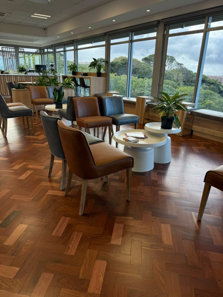Patient waiting area at Edge Day Hospital.