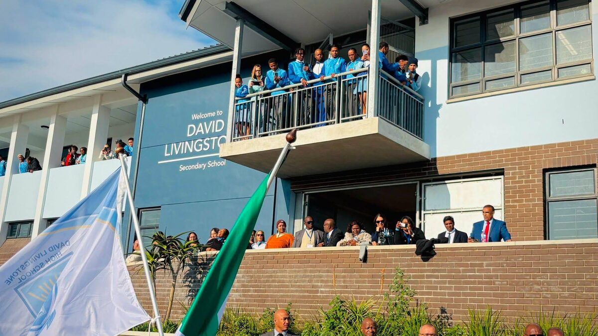 The redevelopment of David Livingstone Secondary in Schauderville.