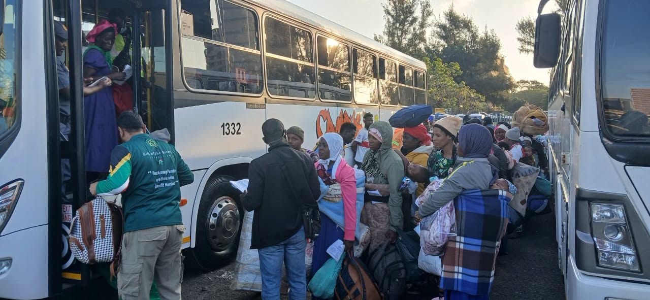 Foreign nationals are boarding buses across South Africa for repatriation following the March and March movement's 30 June deadline for undocumented migrants to leave the country.